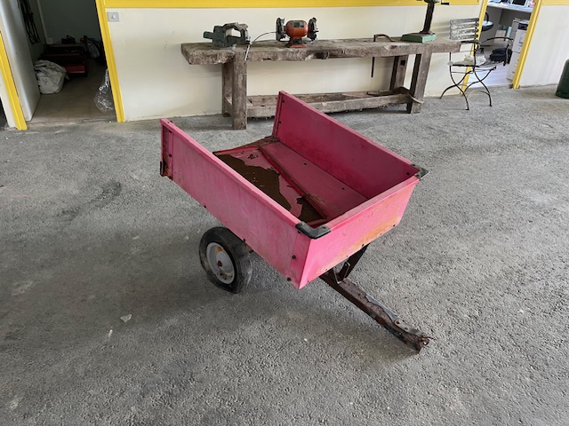 Remorque de jardin : Avant